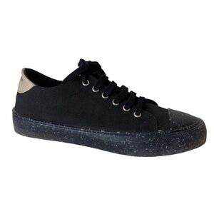 Recykers Camden Black Vegan Sneakers Recycled Sustainable Women's Size 39 US 7